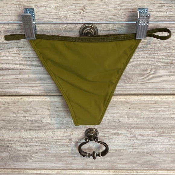 Tribe Kelly, The Second String Bikini Bottoms, Color: Avocado, Size XS - Picture 4 of 6